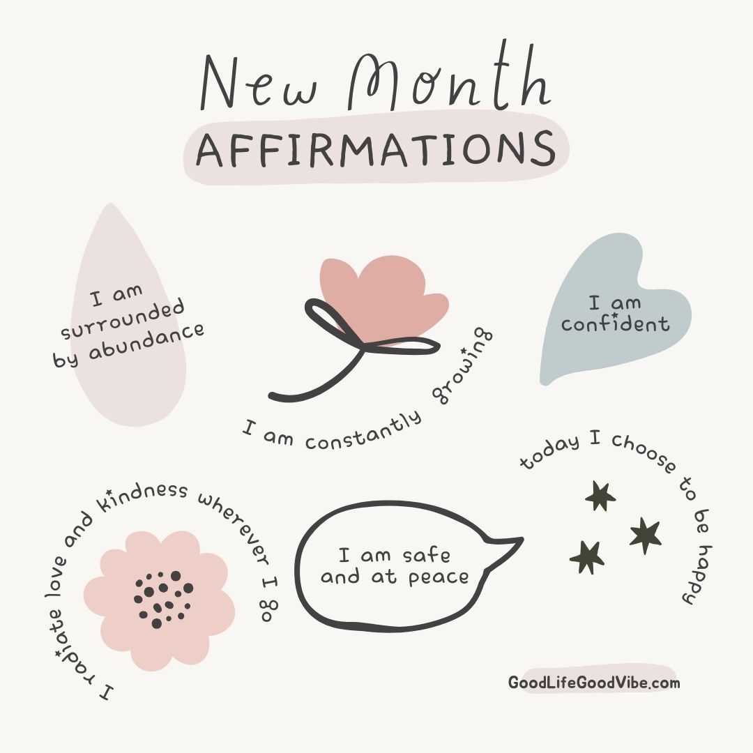 51 Powerful New Month Affirmations